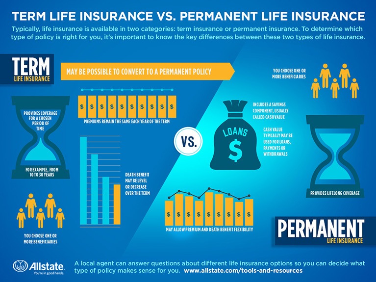 Term Life Insurance Info Graphic